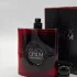 Yves Saint Laurent Black Opium Eau de Parfum Over Red